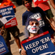 US Postal Service (USPS) wokers rally in Manhattan calling for an end to mail delays in the run-up to the election, Aug. 25, 2020.b